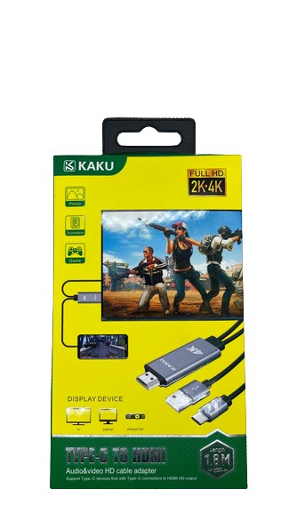 Kakusiga KSC-556 Audio & Video HD cable adapter TYPE-C to HDMI